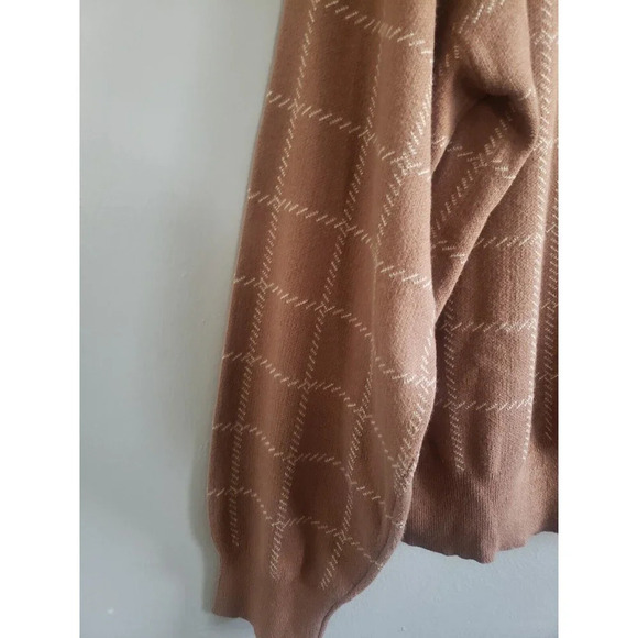 Luna Cozy Sweater Women's XL Humble Brown Silk Blend Pullover Top NWOT - Picture 11 of 11